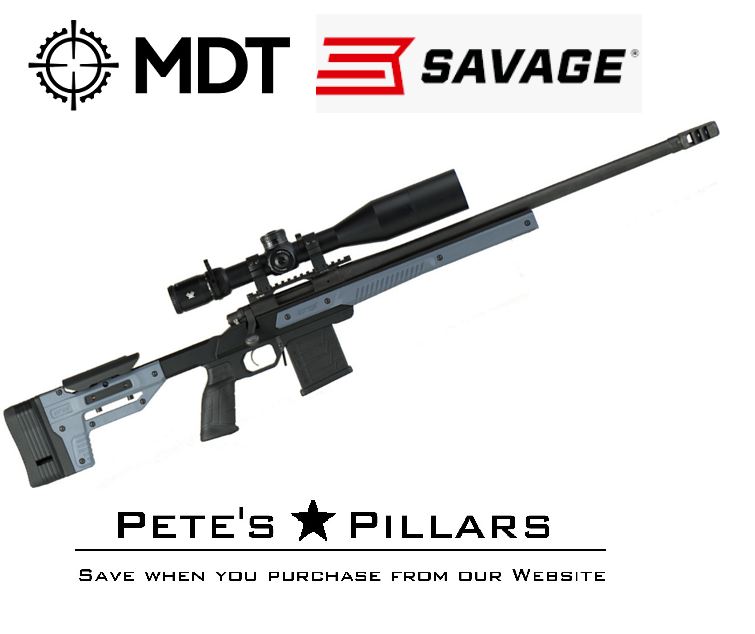 MDT Oryx Chassis Sportsman Savage Axis LA 104362GRY Pete's Pillars
